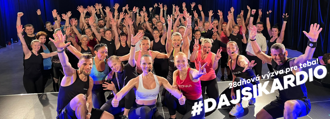 28 dní cvič kardio kdekoľvek a nezabudni zdieľať svoje fotky videá s hashtagom #dajsikardio